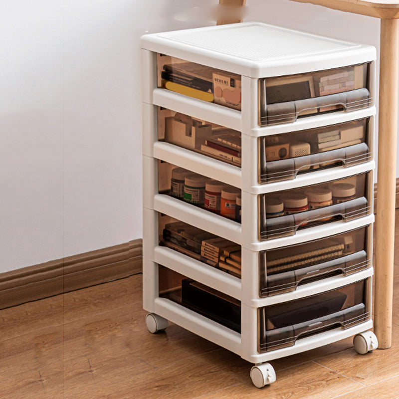 Modern Vertical Transparent File Cabinet Plastic Drawers File Cabinet