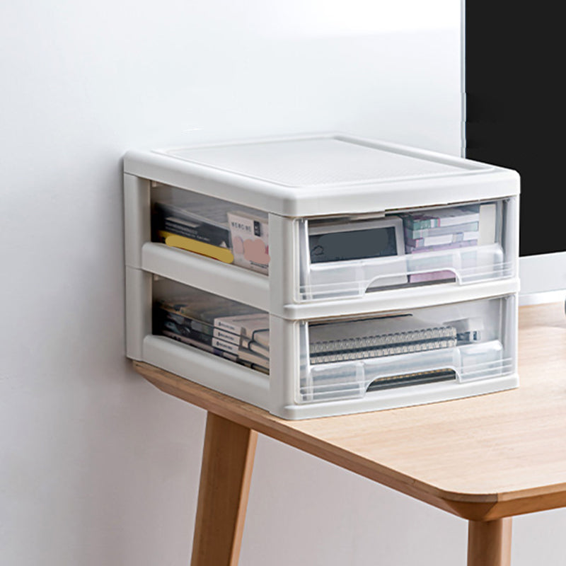 Modern Vertical Transparent File Cabinet Plastic Drawers File Cabinet
