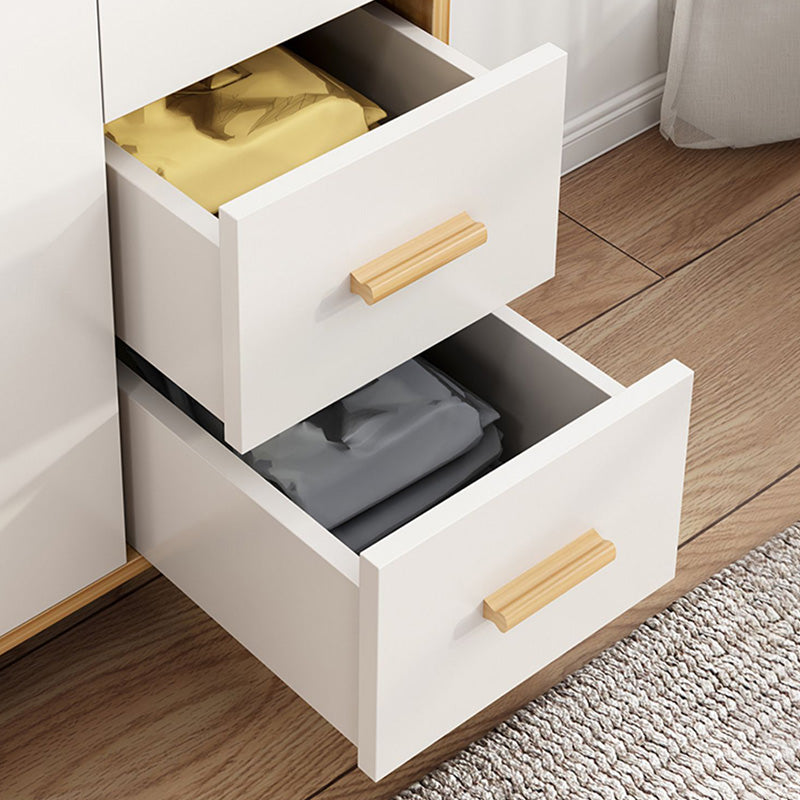 Rectangular Wardrobe Cabinet Modern Simple Wooden Wardrobe Cabinet