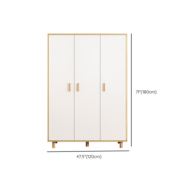 Rectangular Wardrobe Cabinet Modern Simple Wooden Wardrobe Cabinet