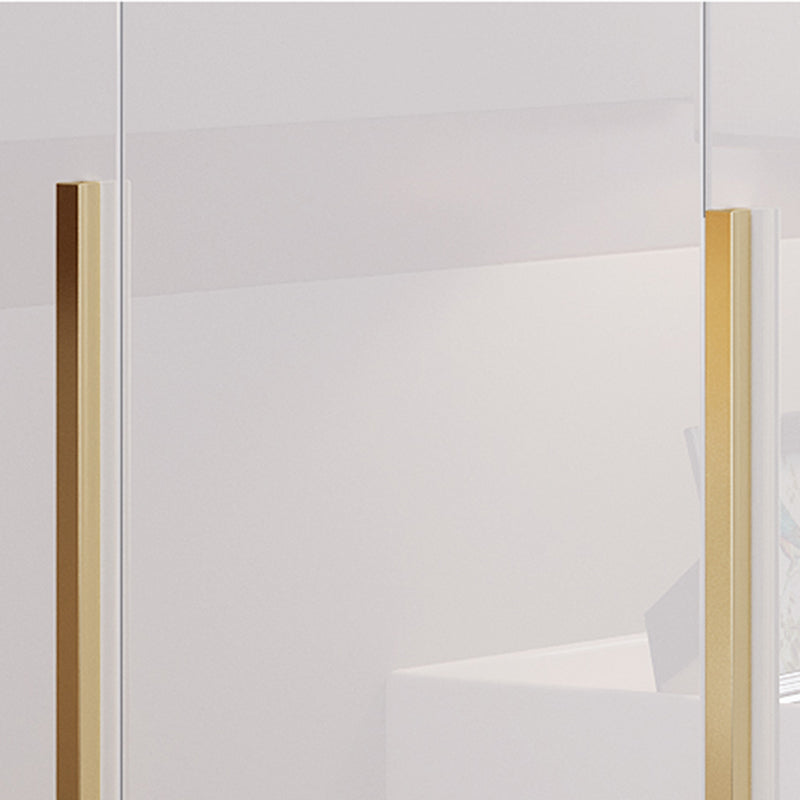 Bedroom Soft Close Doors Armoire Modern Style Wooden Wardrobe Cabinet