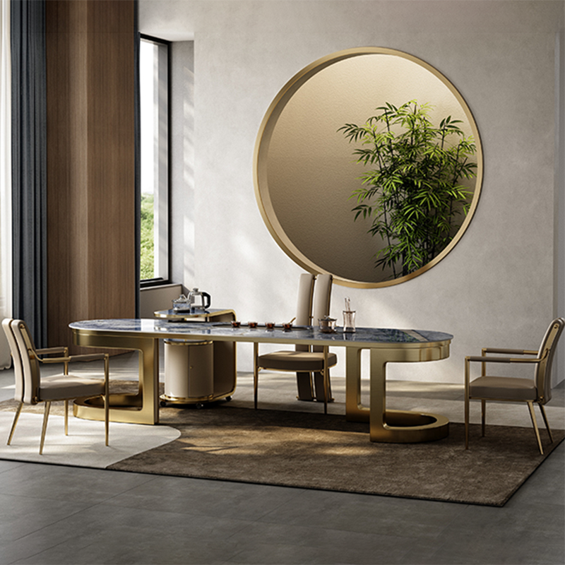 Modern Style Arm Chair Open Back Metal Dining Accent Chair for Home