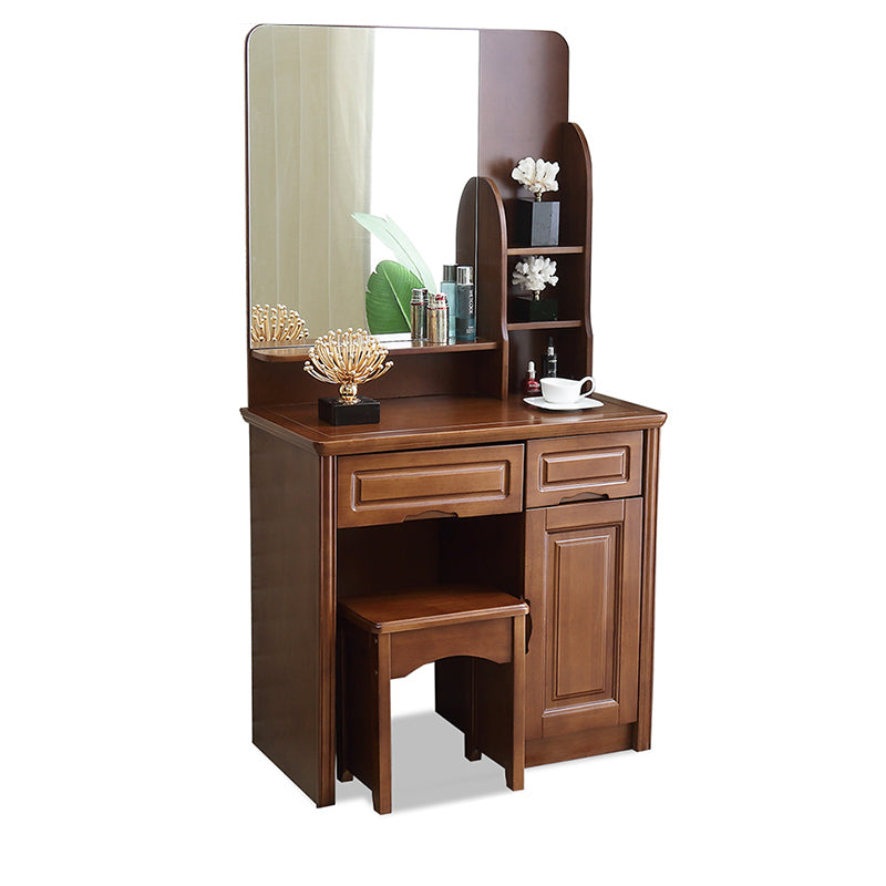 Mid-Century Modern Make-up Vanity Mirror Dressing Table with Drawer