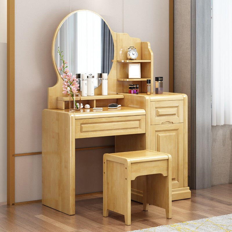 Mid-Century Modern Make-up Vanity Mirror Dressing Table with Drawer