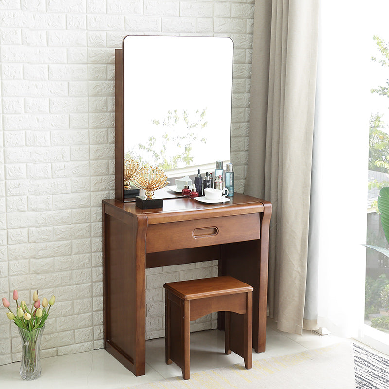 Mid-Century Modern Make-up Vanity Mirror Dressing Table with Drawer