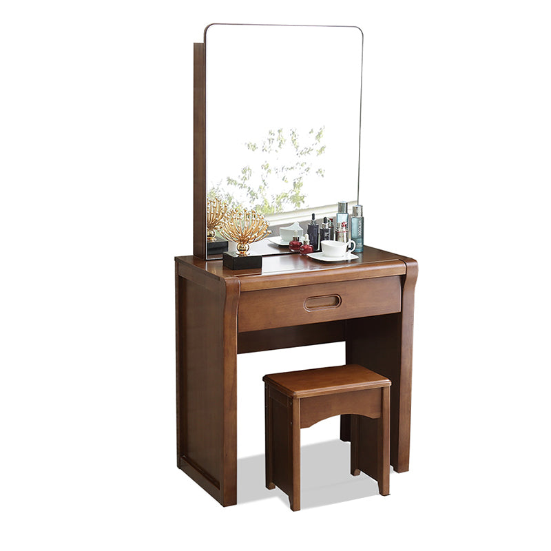 Mid-Century Modern Make-up Vanity Mirror Dressing Table with Drawer