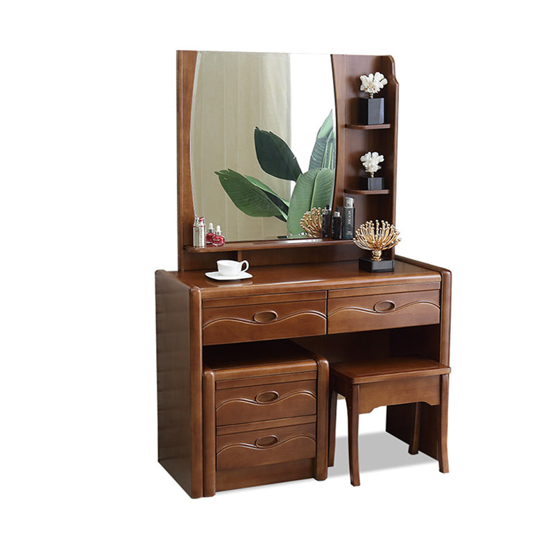 Mid-Century Modern Make-up Vanity Mirror Dressing Table with Drawer