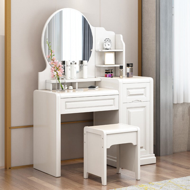 Mid-Century Modern Make-up Vanity Mirror Dressing Table with Drawer