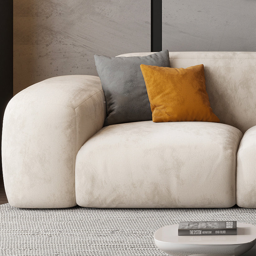 Tropical Settee Living Room Gray Cushions Standard Square Arm Seating