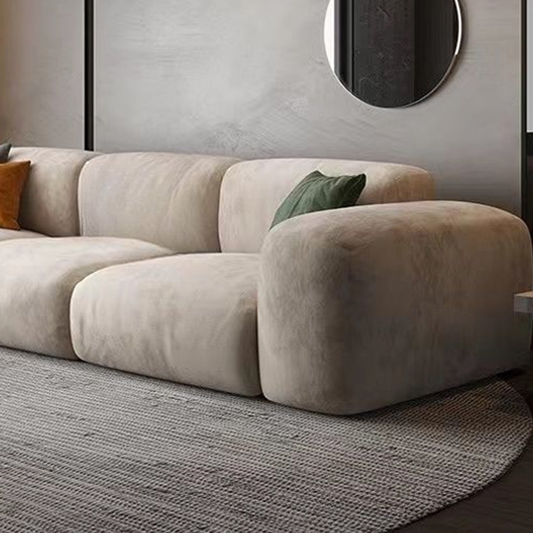 Tropical Settee Living Room Gray Cushions Standard Square Arm Seating