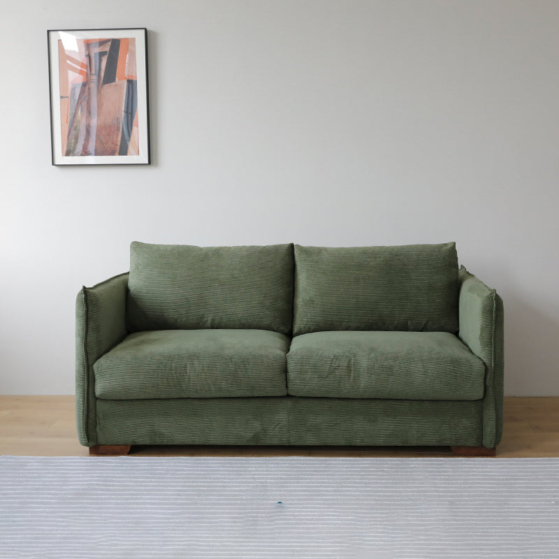 Scandinavian Sofa Fabric Living Room Pillows Square Arm Standard Sofa Bed