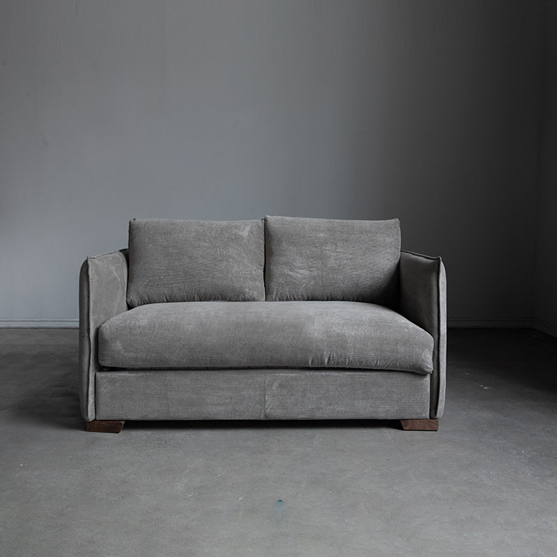 Scandinavian Sofa Fabric Living Room Pillows Square Arm Standard Sofa Bed