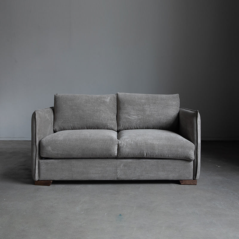 Scandinavian Sofa Fabric Living Room Pillows Square Arm Standard Sofa Bed
