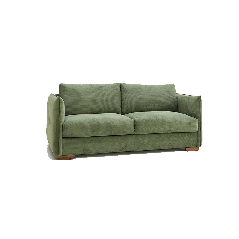 Scandinavian Sofa Fabric Living Room Pillows Square Arm Standard Sofa Bed