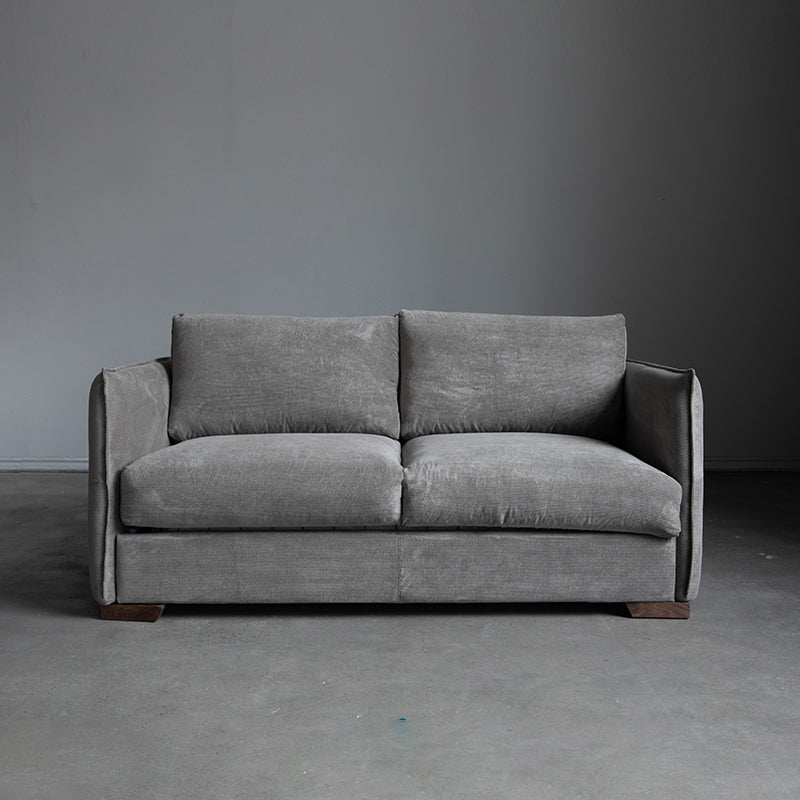 Scandinavian Sofa Fabric Living Room Pillows Square Arm Standard Sofa Bed