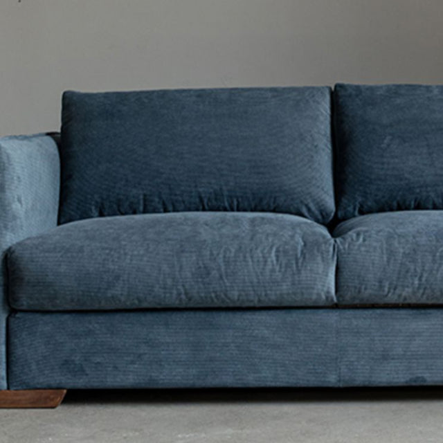 Scandinavian Sofa Fabric Living Room Pillows Square Arm Standard Sofa Bed