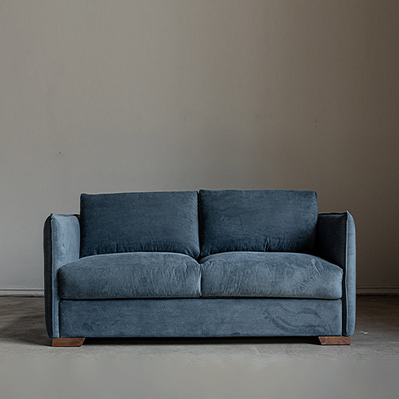 Scandinavian Sofa Fabric Living Room Pillows Square Arm Standard Sofa Bed