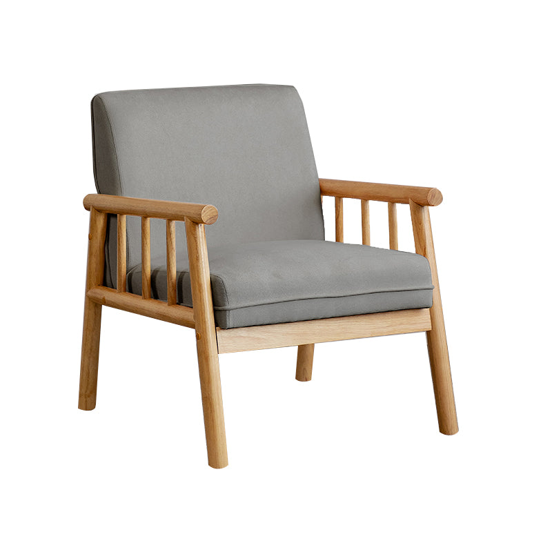 Contemporary Square Arm Sofa 31.49" High Linen Sofa with Tight Back
