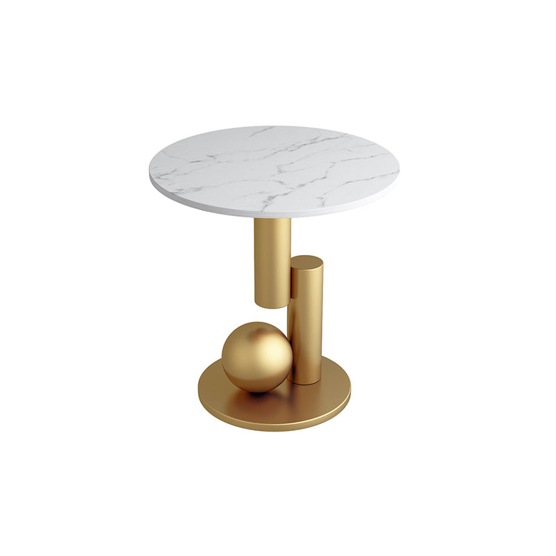 Metal Abstract Base Cocktail Table Glam Slate Top Coffee Table