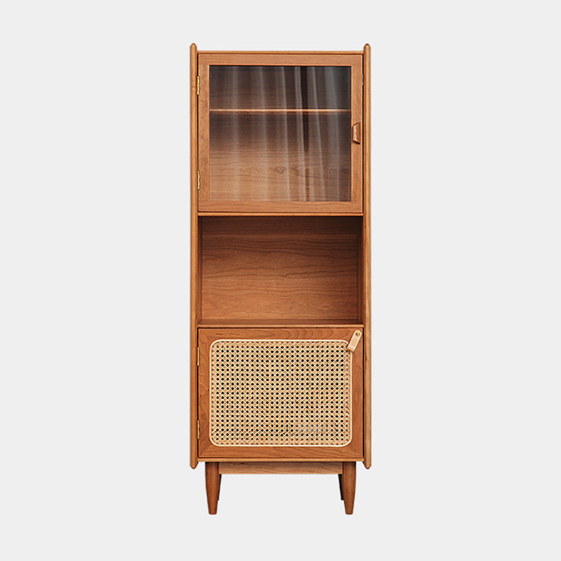 Minimalism Rectangle Storage Cabinet Solid Wood Accent Cabinet