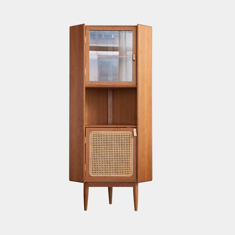 Minimalism Rectangle Storage Cabinet Solid Wood Accent Cabinet
