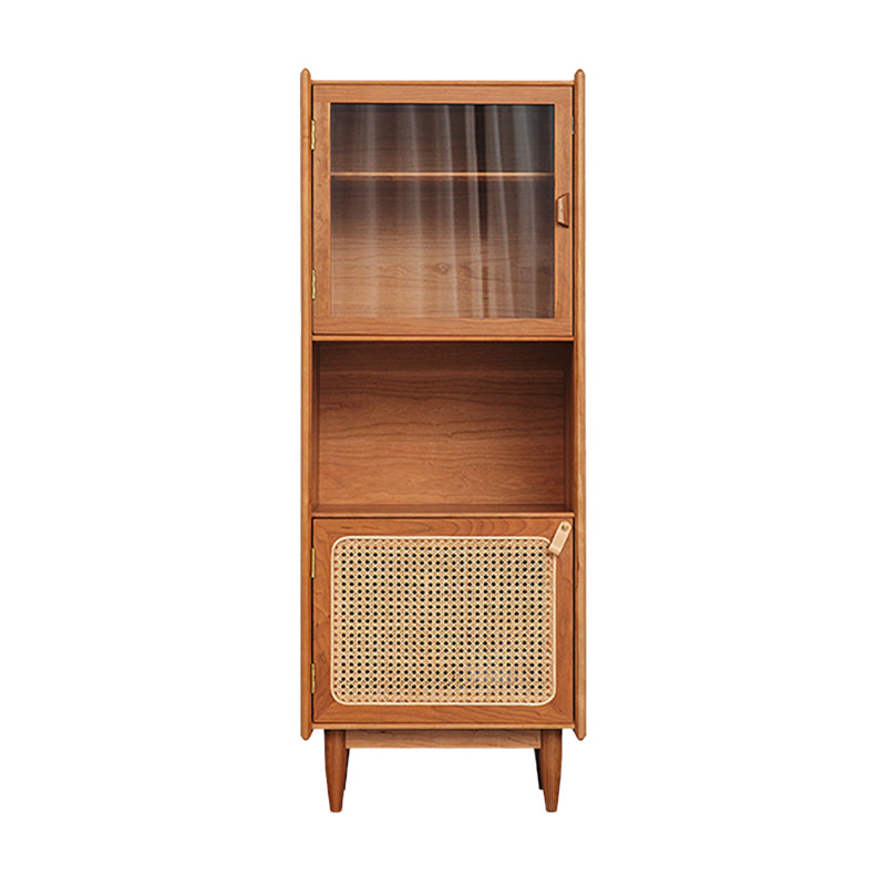 Minimalism Rectangle Storage Cabinet Solid Wood Accent Cabinet