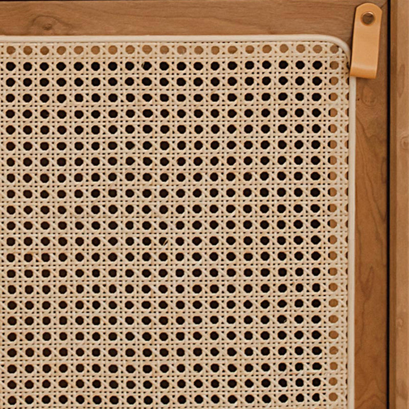 Minimalism Rectangle Storage Cabinet Solid Wood Accent Cabinet