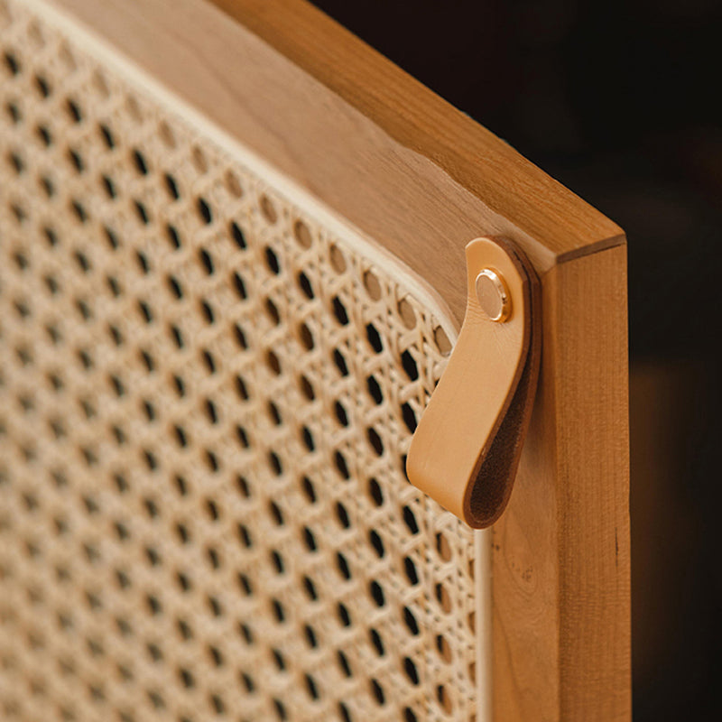 Minimalism Rectangle Storage Cabinet Solid Wood Accent Cabinet