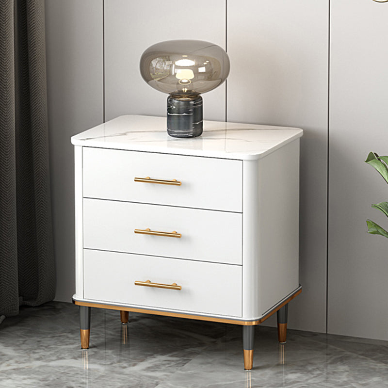 Wood Storage Cabinet Contemporary Standard Side Cabinet with Drawers