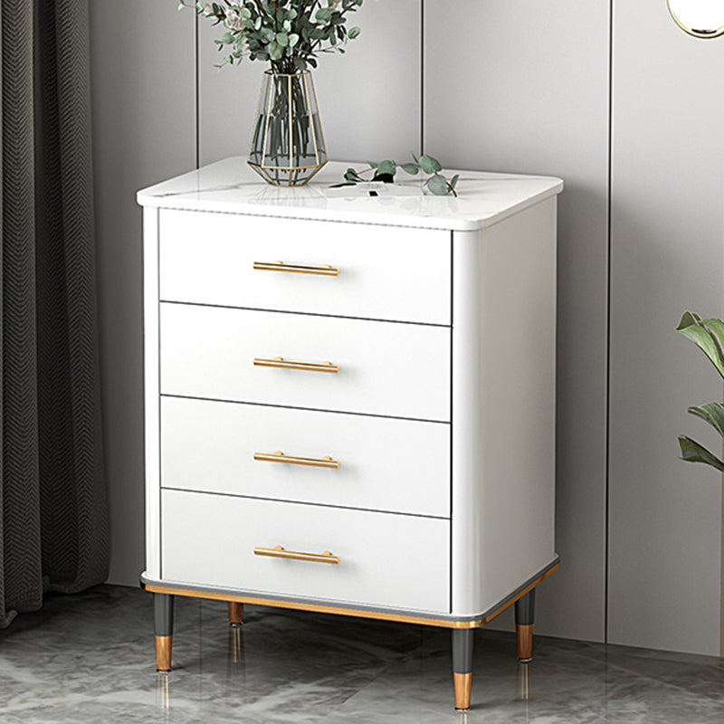 Wood Storage Cabinet Contemporary Standard Side Cabinet with Drawers