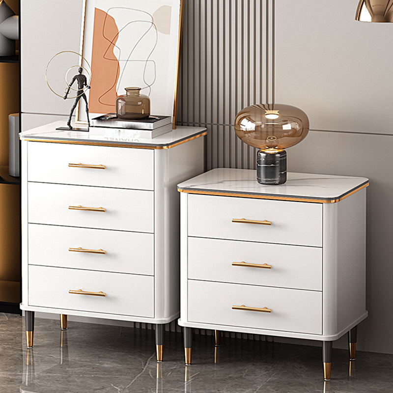 Wood Storage Cabinet Contemporary Standard Side Cabinet with Drawers