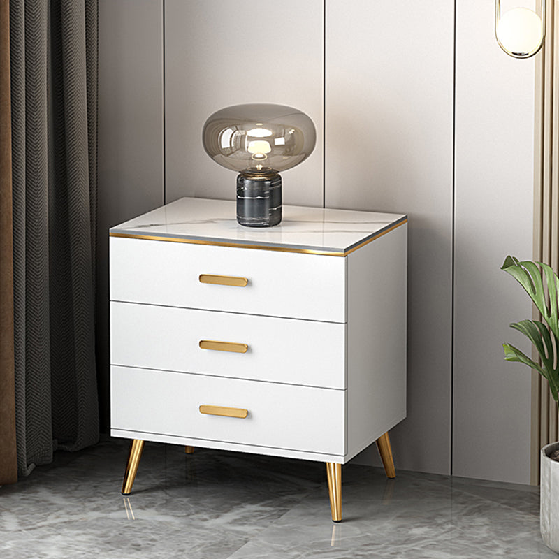 Wood Storage Cabinet Contemporary Standard Side Cabinet with Drawers