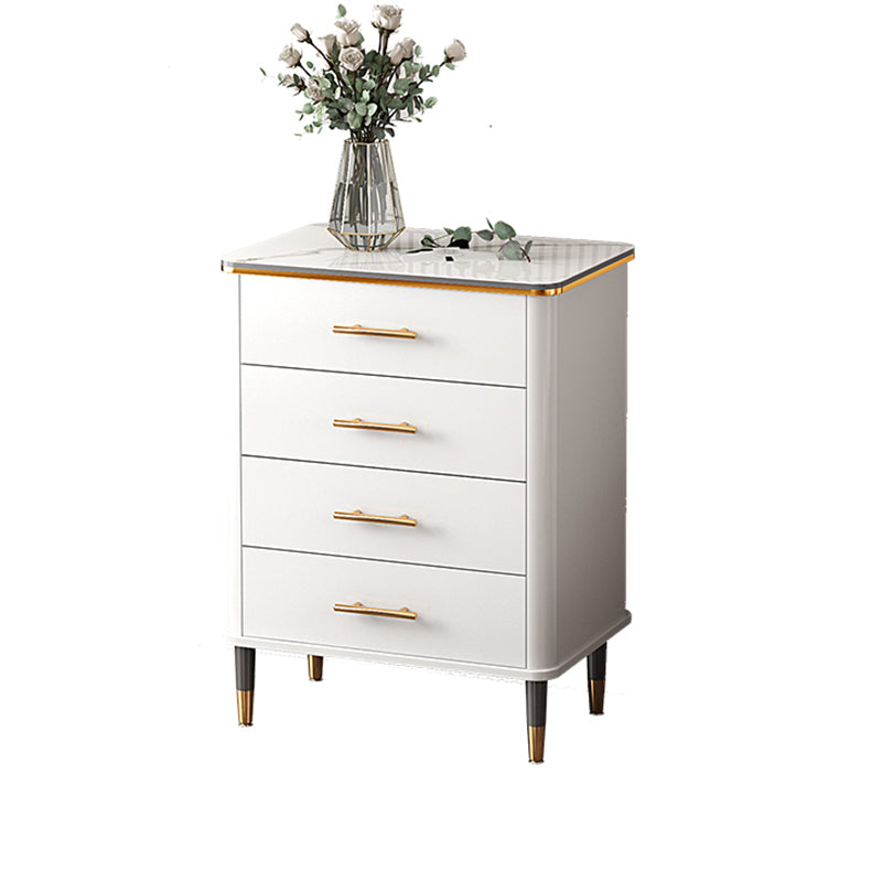Wood Storage Cabinet Contemporary Standard Side Cabinet with Drawers