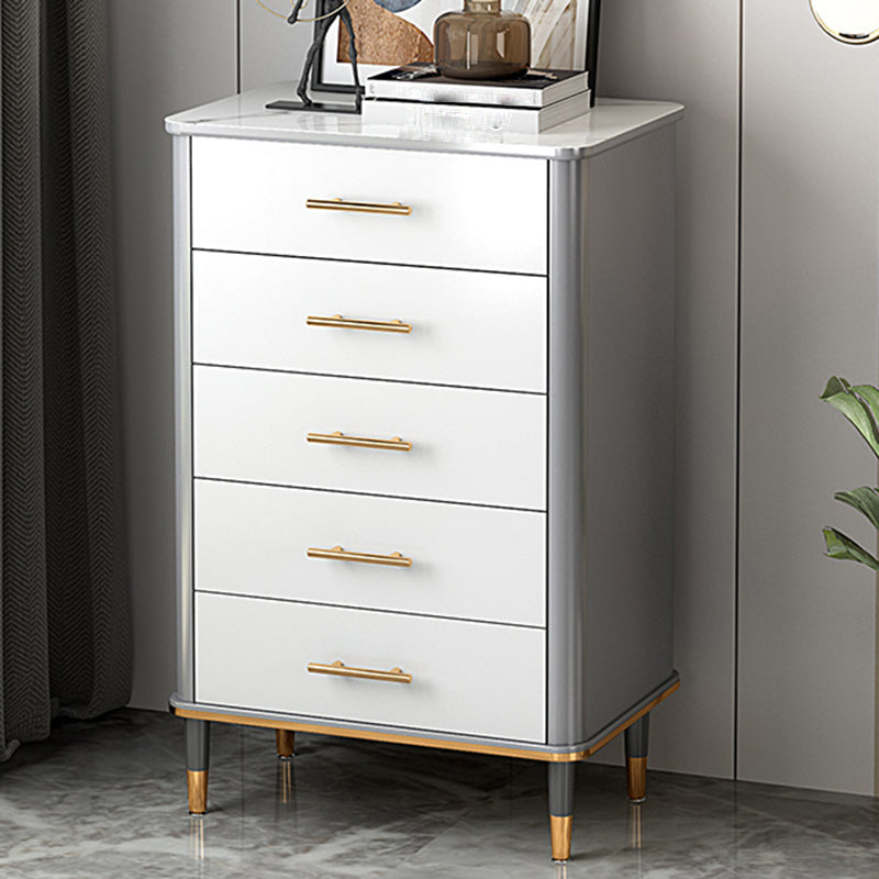 Wood Storage Cabinet Contemporary Standard Side Cabinet with Drawers