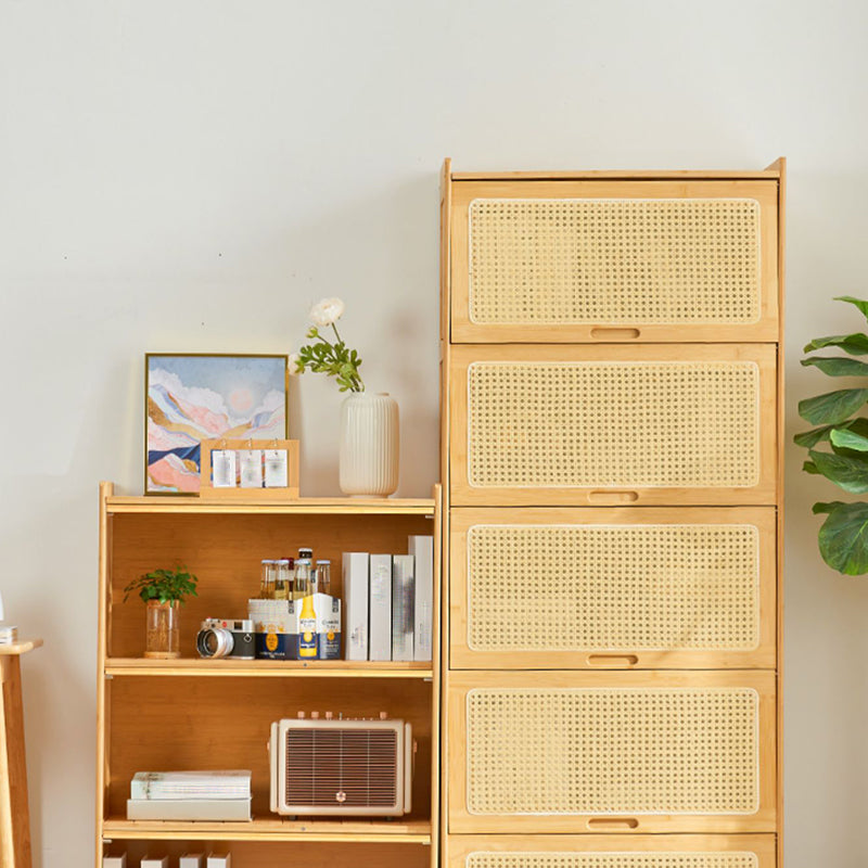 Minimalistic Solid Wood Accent Cabinet Rectangle Storage Cabinet