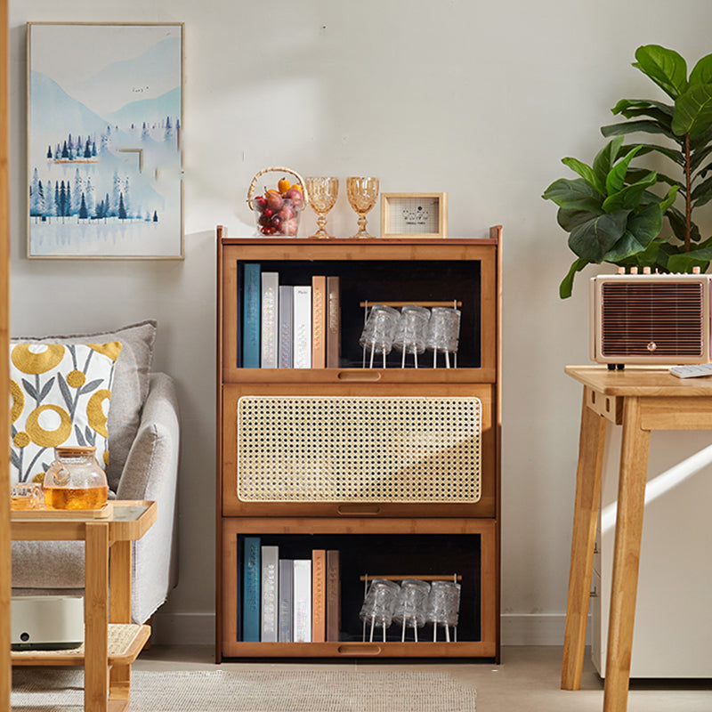 Minimalistic Solid Wood Accent Cabinet Rectangle Storage Cabinet