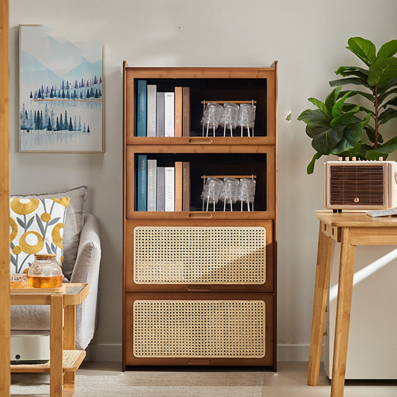 Minimalistic Solid Wood Accent Cabinet Rectangle Storage Cabinet