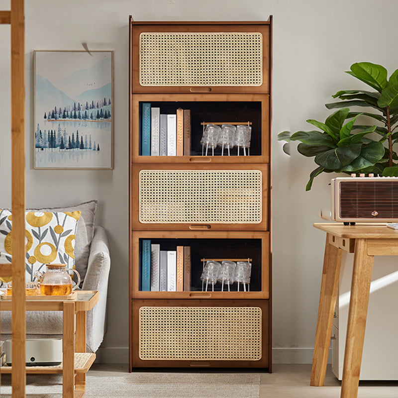 Minimalistic Solid Wood Accent Cabinet Rectangle Storage Cabinet