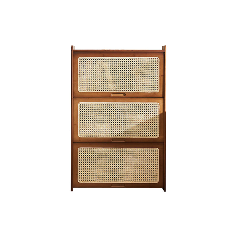 Minimalistic Solid Wood Accent Cabinet Rectangle Storage Cabinet