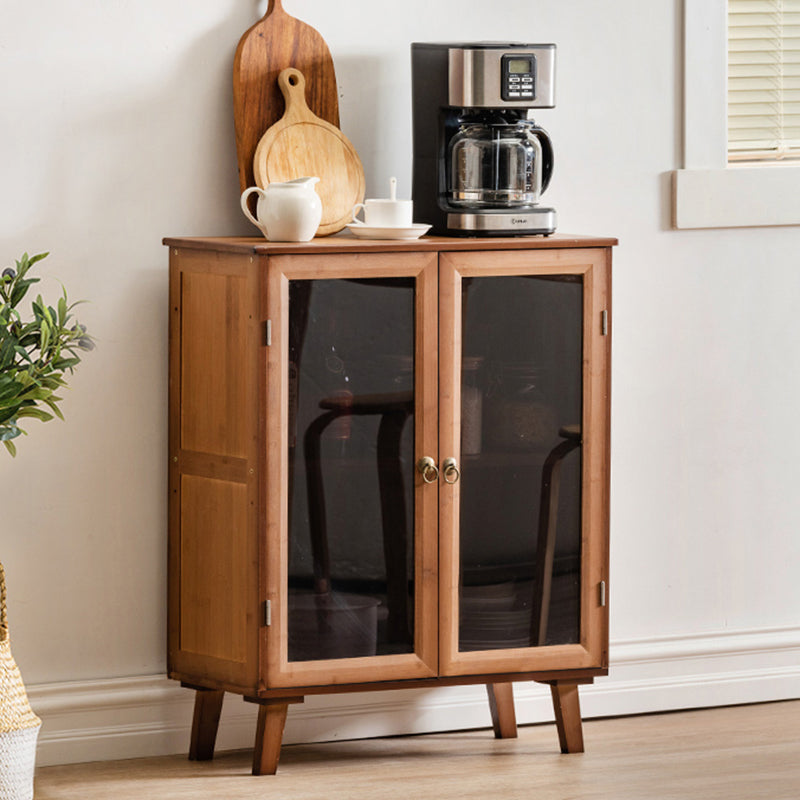 Contemporary Rectangle Storage Cabinet Solid Wood Accent Cabinet