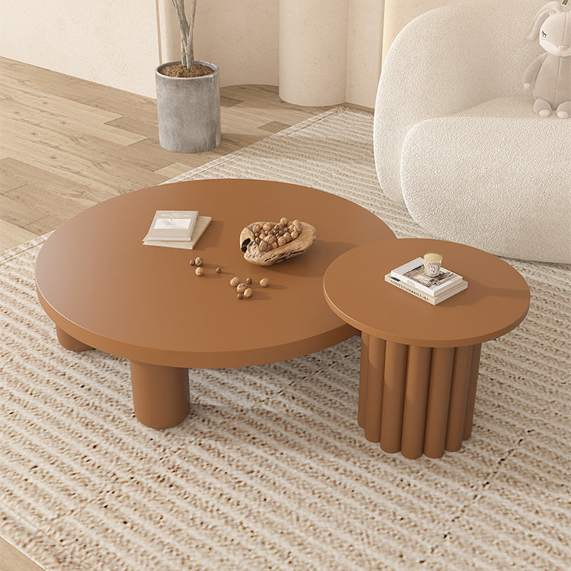 Wood Coffee Cocktail Table Contemporary Coffee or End Table with 4 Legs