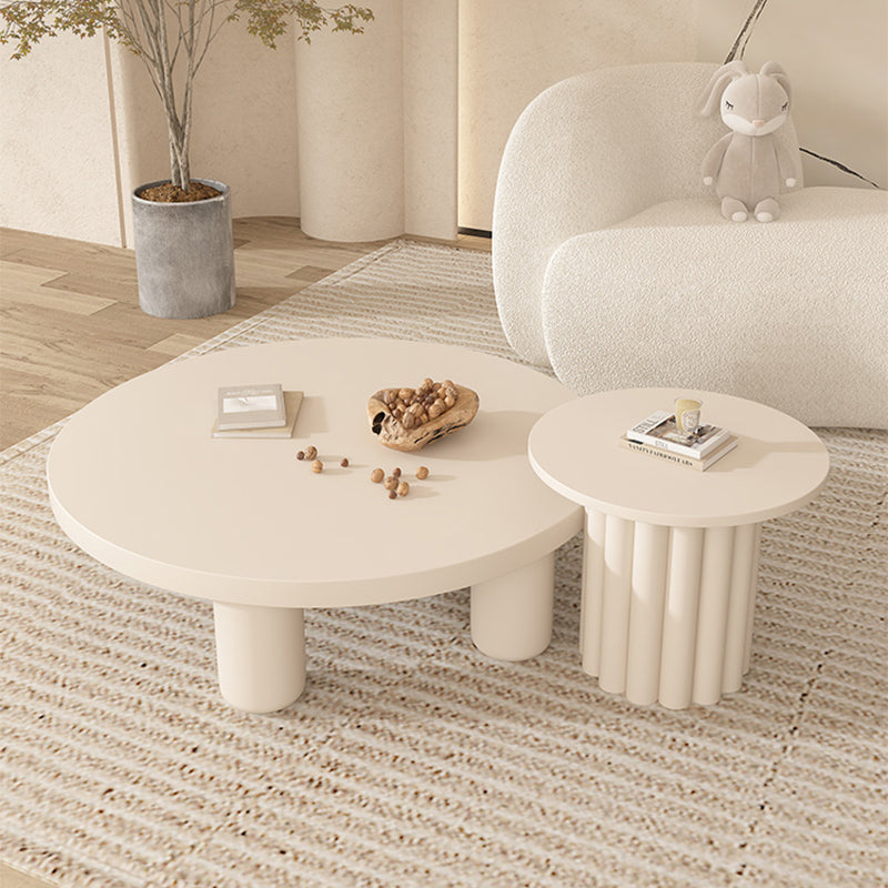 Wood Coffee Cocktail Table Contemporary Coffee or End Table with 4 Legs