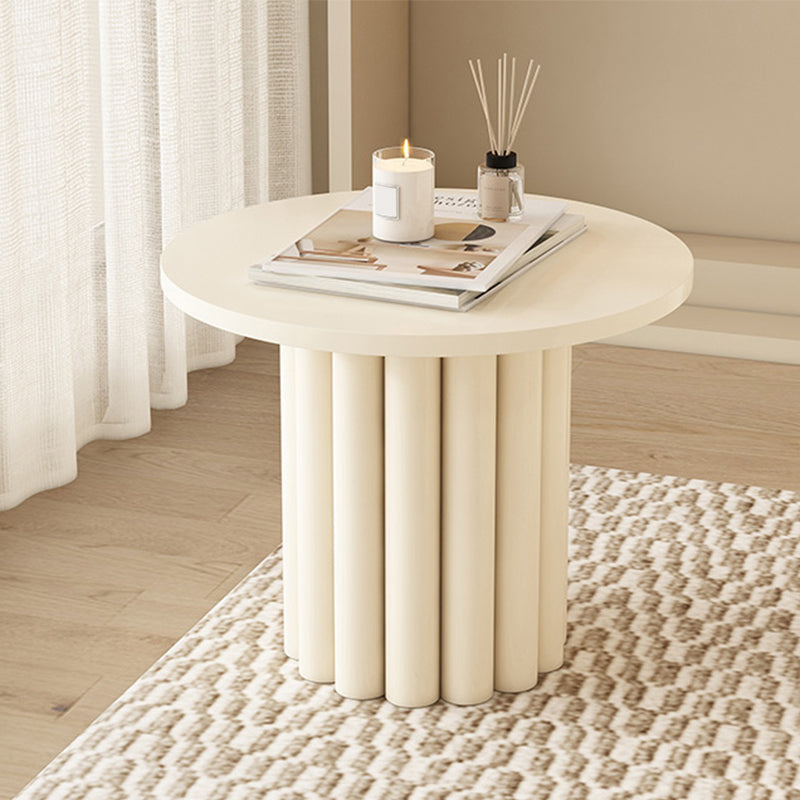 Wood Coffee Cocktail Table White Coffee or End Table with 4 Legs