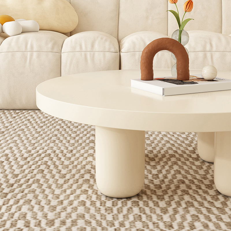 Wood Coffee Cocktail Table White Coffee or End Table with 4 Legs