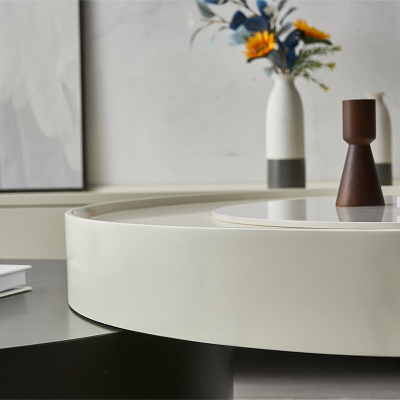 Wood Coffee Cocktail Table with Tray Top Abstract Coffee or End Table with Storage