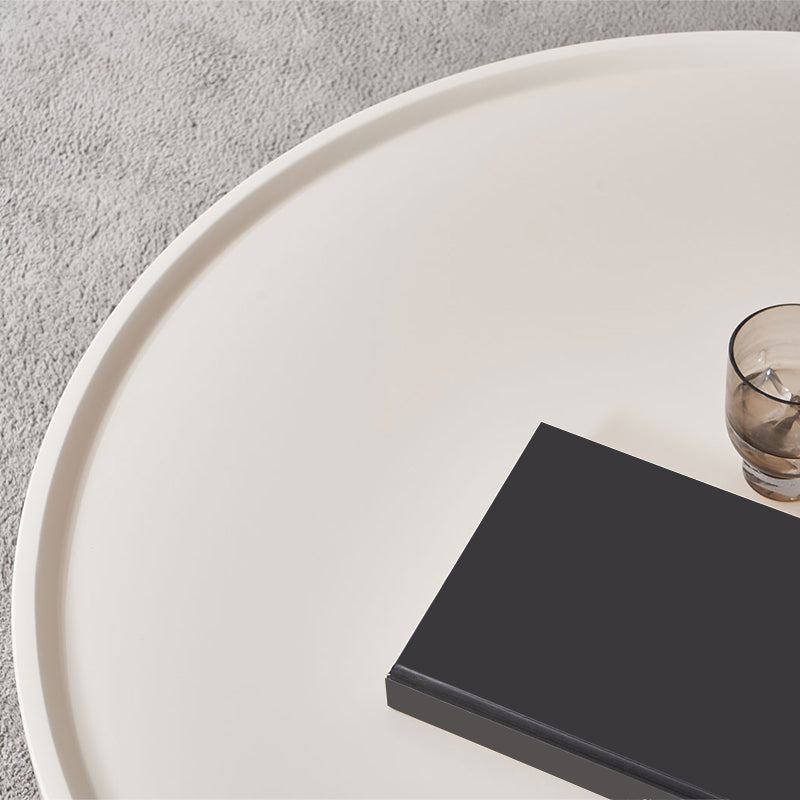 Wood Coffee Cocktail Table Drum Coffee or End Table with Storage
