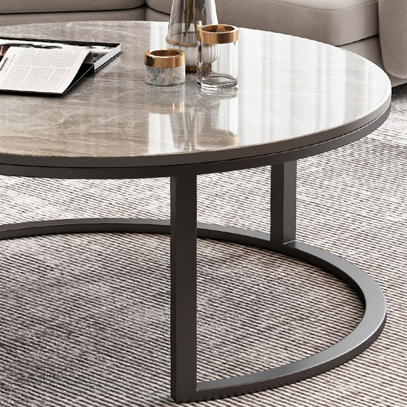 Slate Coffee Cocktail Table Frame Coffee or End Table with Storage Drawers
