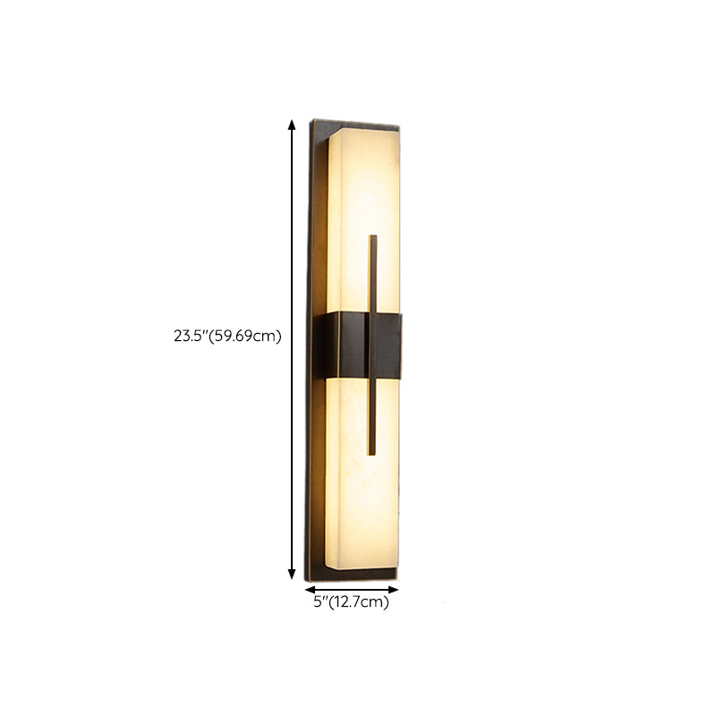 Modernism Wall Sconce Waterproof Outdoor Sconce Light Fixture with Marble