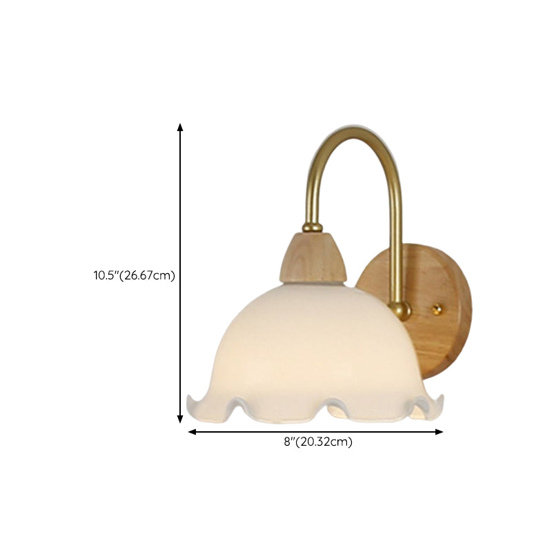 Modern Style Wall Mounted Sconce 1-Light Wall Lights for Bedroom