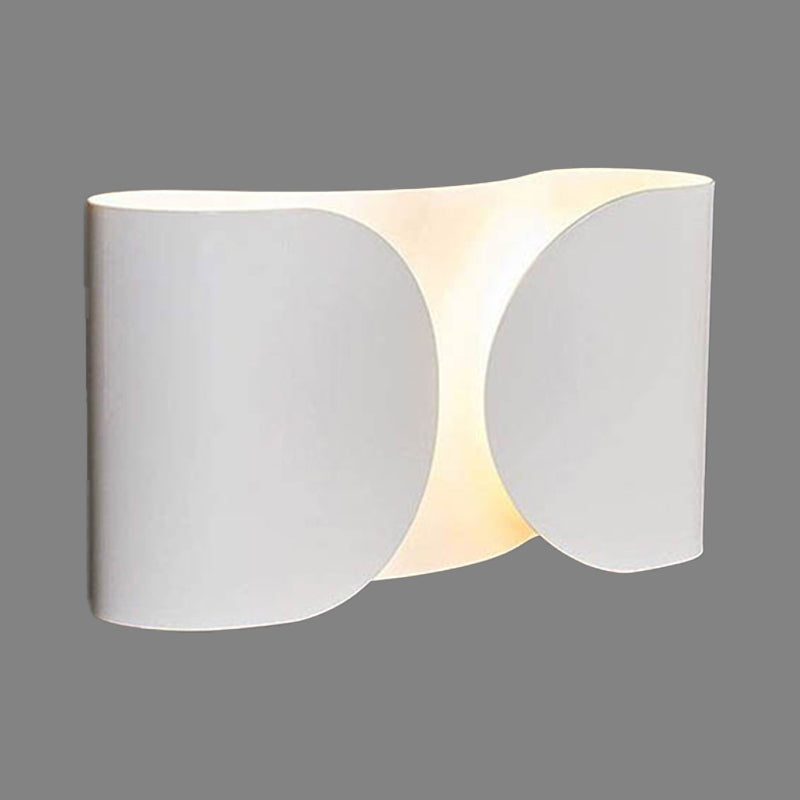 Metal Wall Mounted Sconce Black/White/Gold/Silver Wall Lights for Bedroom